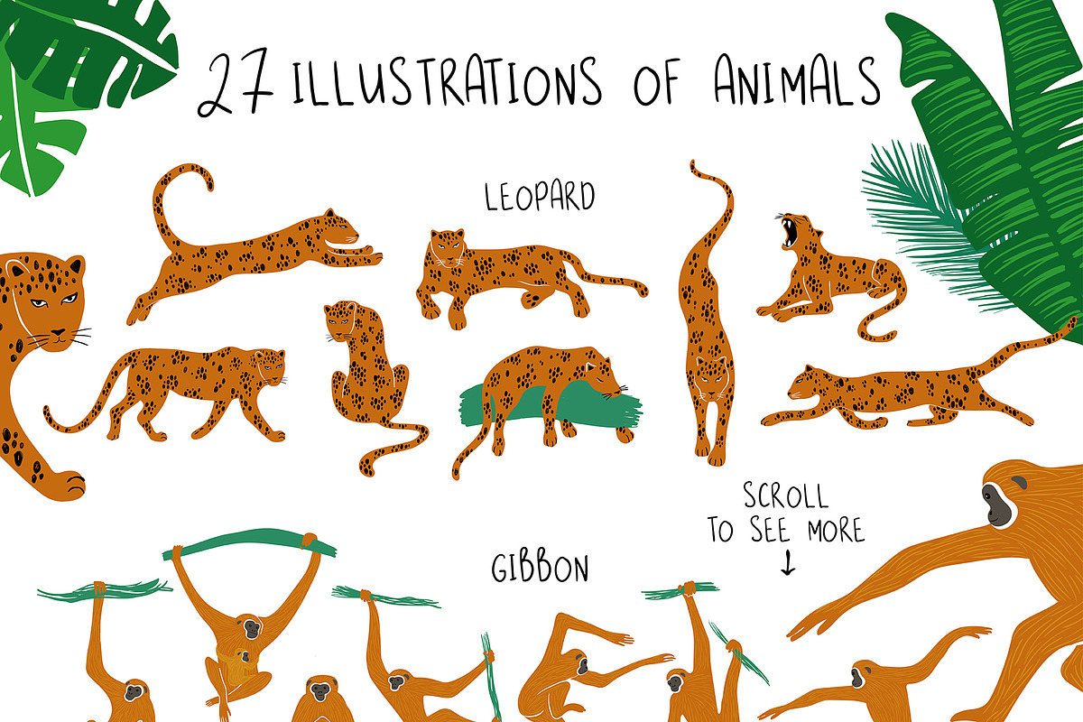 Run To The Jungle, an Animal Illustration by Annakniaz (Photo 2 of 11)