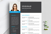 Clean and creative minimal resume, a Resume Template by Blackcloud_Creations (Thumbnail 4 of 10)