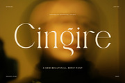 Cingire Elegant Serif Font, a Serif Font by Graphicxell (Thumbnail 1 of 8)