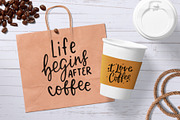 Coffee hand drawn lettering set, a Decorative Illustration by Mariart_i (Thumbnail 5 of 5)