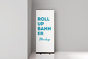 Roll-Up Banner Mockup, an Advertising Mockup by Getdesign (Thumbnail 4 of 4)