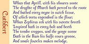 Cuthbert, a Font by Ingrimayne Type (Thumbnail 7 of 7)