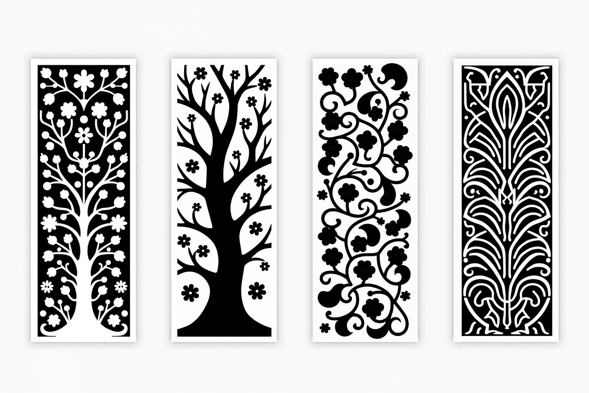 Floral Tree Silhouette Bundle, an Illustration by BIPLOB EXPERT (Photo 5 of 9)