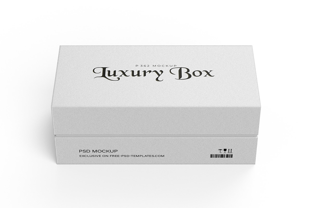 Luxury Two Piece Rigid Box Mockup, a Packaging Mockup by Ram Studio LLC (Photo 3 of 11)
