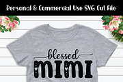 Blessed Mimi SVG, PNG Clipart, an Illustration by JoDitt Designs (Thumbnail 1 of 6)