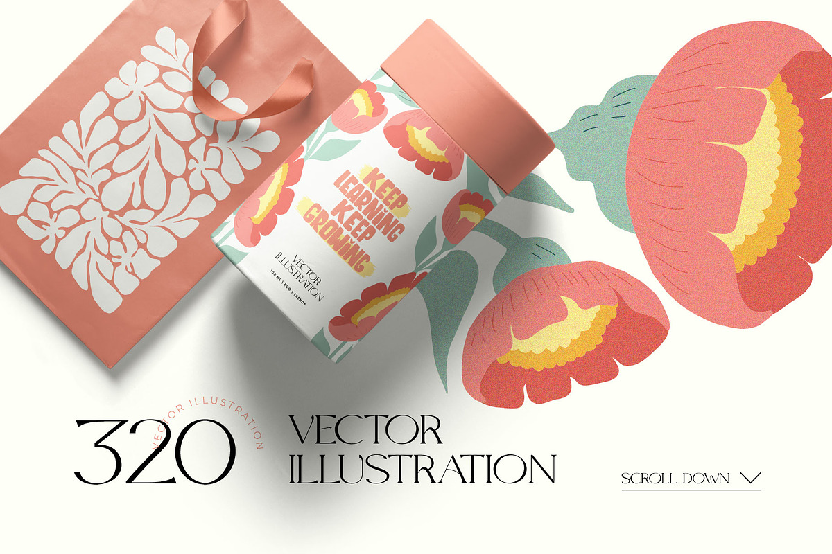Modern Flora. 2 | Wall Art Creator, an Object Graphic by Leleka.Store (Photo 13 of 19)