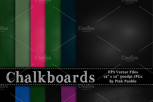 Chalkboard Vectors and Clipart preview 3