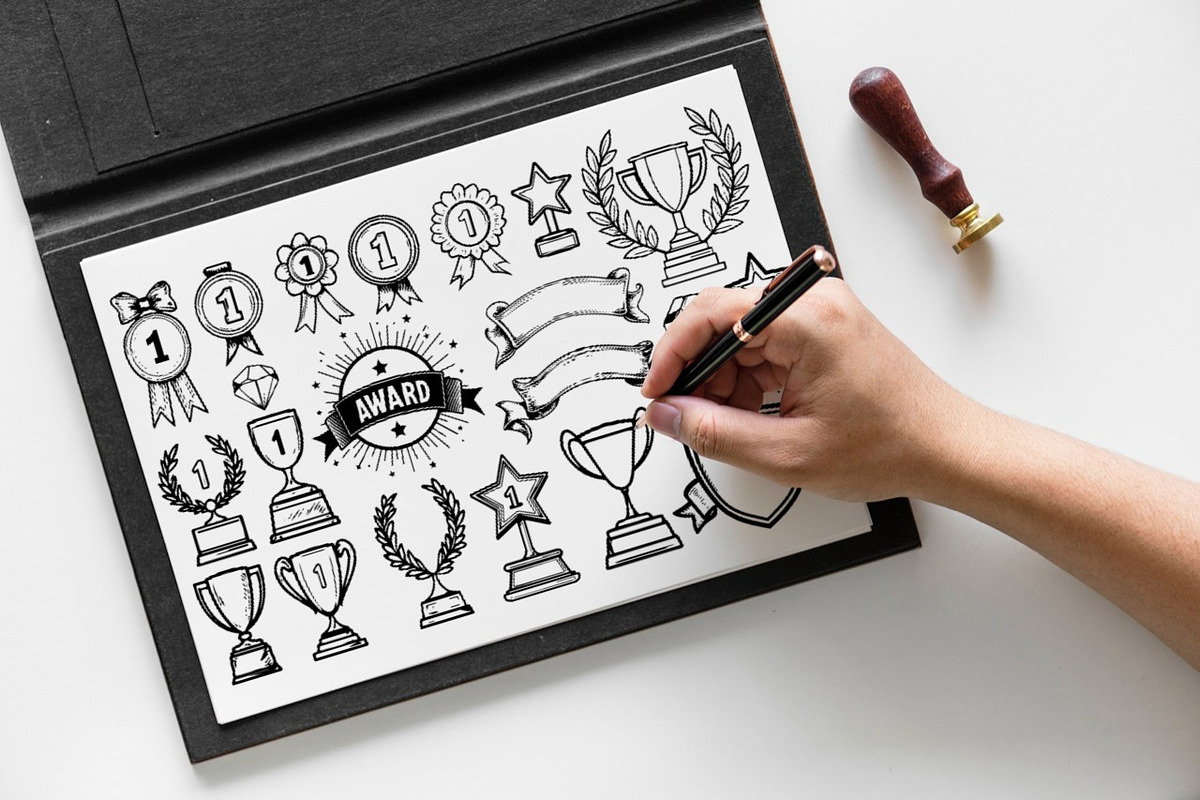 Achievement Award Bundle SVG, a Decorative Illustration by PassionPNGcreation (Photo 3 of 5)