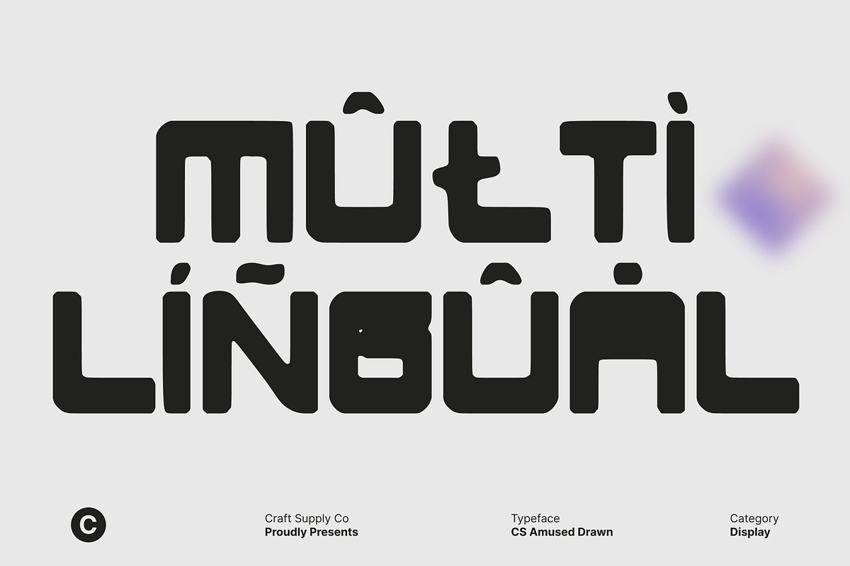 CS Amused Drawn, a Sans Serif Font by Craft Supply Co. (Photo 6 of 8)