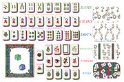 Tartan Christmas Mahjong Tiles, a Decorative Illustration by LABFcreations (Thumbnail 4 of 4)