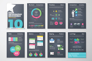 Infographic Brochure 10 Dark Version