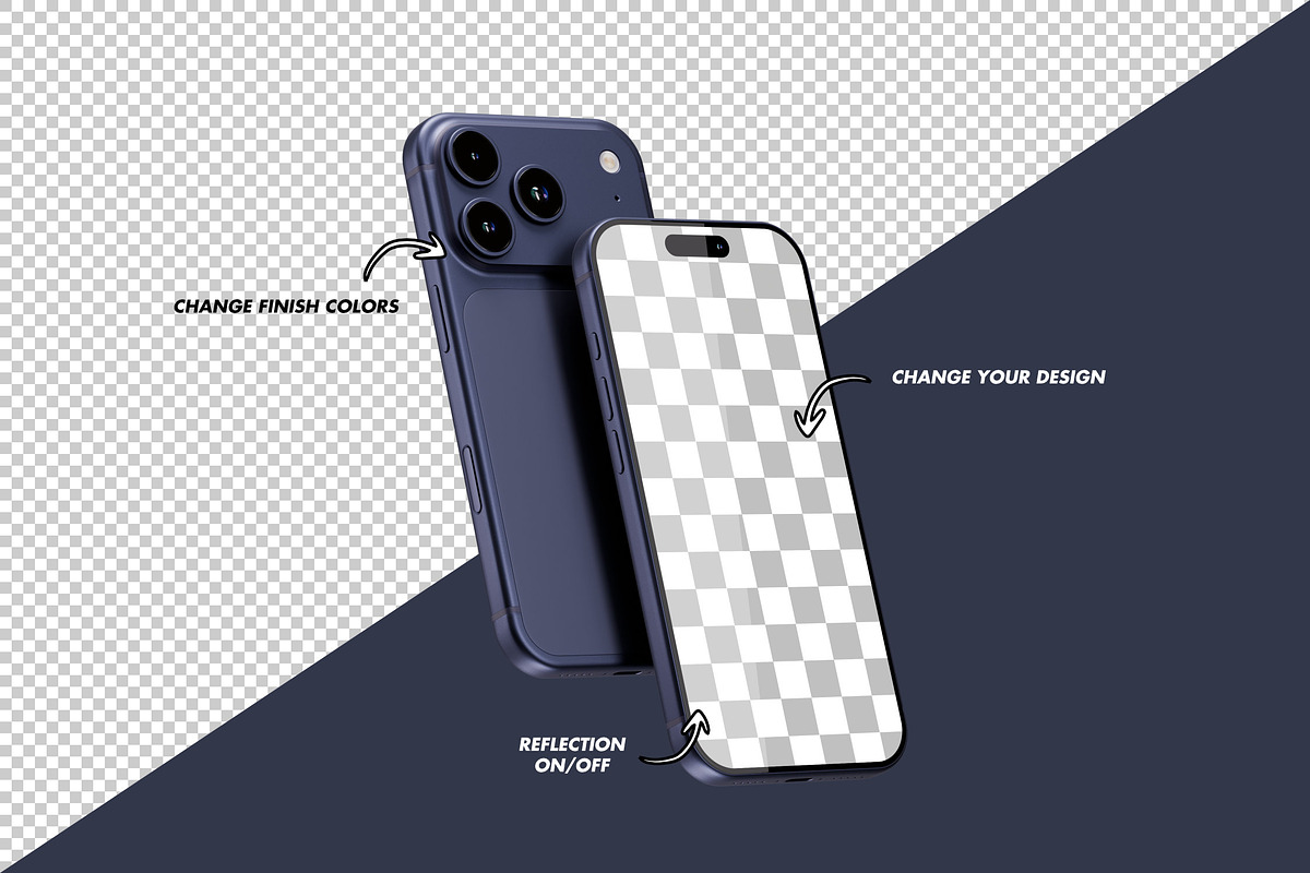 iPhone 17 Pro Mockup, a Product Mockup by itefan Studio (Photo 2 of 3)