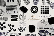 Abstract Photoshop Brush Stamps, a Brush Add-On by Sweet Fig (Thumbnail 3 of 9)