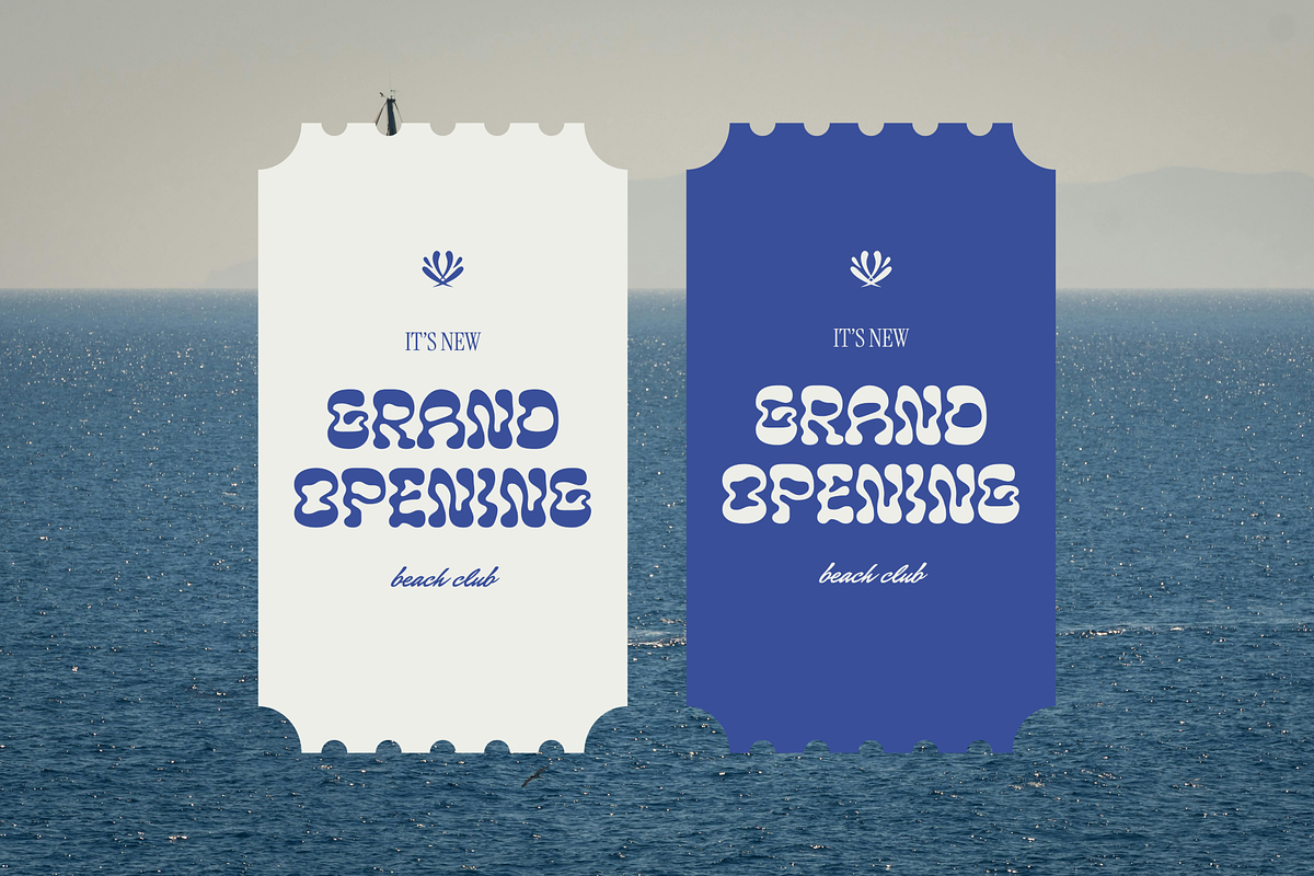 Waveloop - Wavy Display Font, a Font by Studio Moara