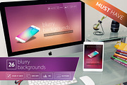 26 Blurry Backgrounds Pack, a Texture Graphic by Asaelv Shop! (Thumbnail 1 of 5)
