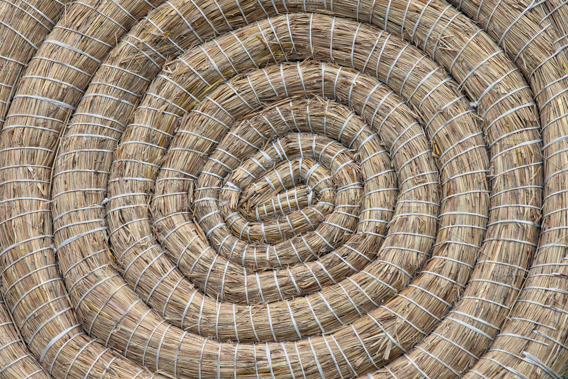 Archery Coiled Straw Target, an Abstract Photo by Artur Bogacki