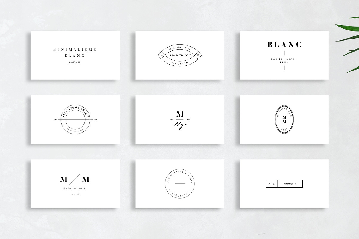 50 Minimal Fashion Brand Logos, a Branding & Logo Template by T E M P L Y (Photo 5 of 7)
