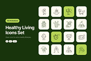 150 Animated Healthy Living Icon, an Outline Icon by Prosymbols (Thumbnail 1 of 4)