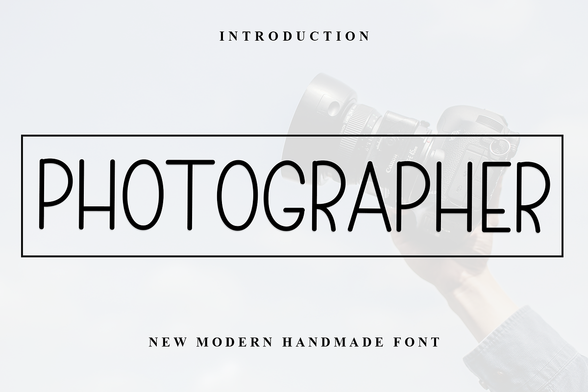 Photographer, a Sans Serif Font by FreshTypeINK (Photo 1 of 8)