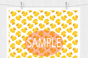 Rubber Duck Digital Scrapbook Paper, a Pattern Graphic by Leska's Digitals (Thumbnail 2 of 4)