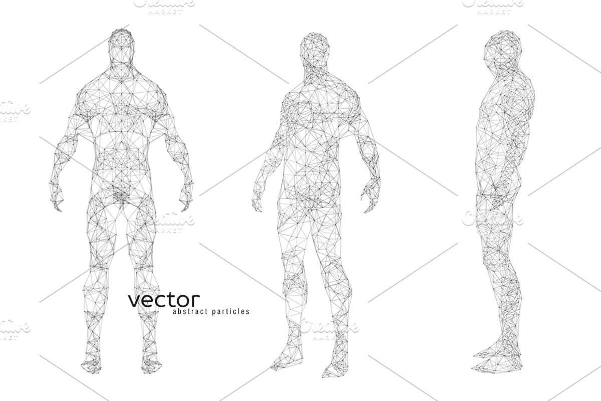 Vector illustration of human body, a Technology Illustration by Julvil (Photo 2 of 2)