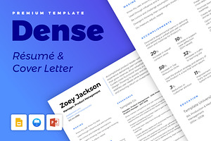 Dense - Resume and Cover Letter
