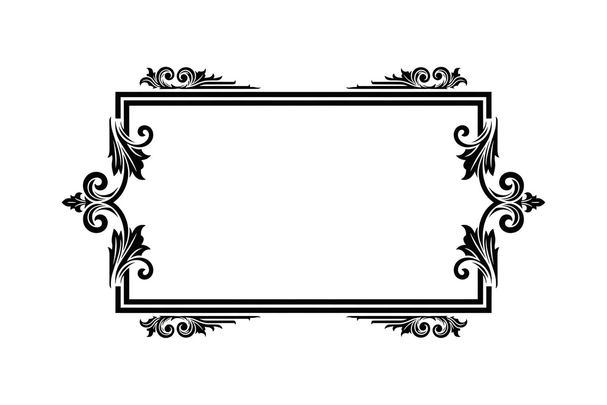 Classic Border Frame SVG Bundle, an Illustration by yasushie (Photo 16 of 28)