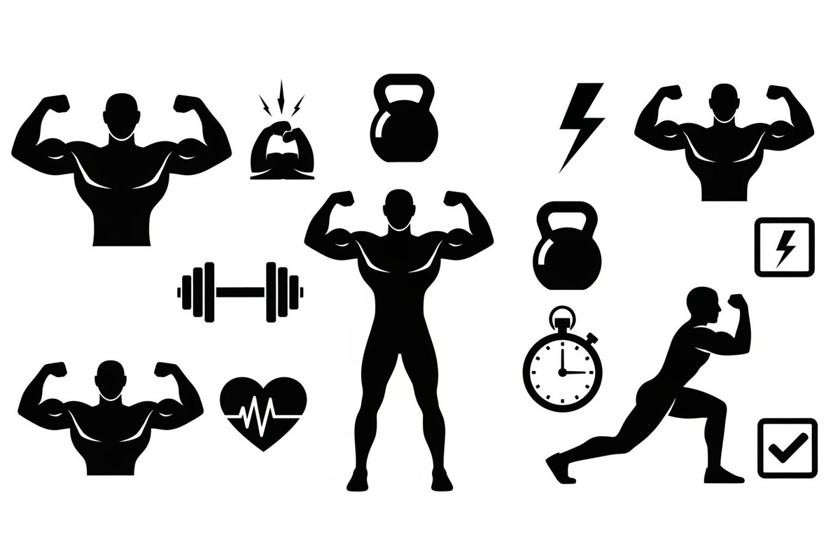 Ultimate Fitness Gym Vector Bundle, an Illustration by Creativeshirt (Photo 34 of 51)