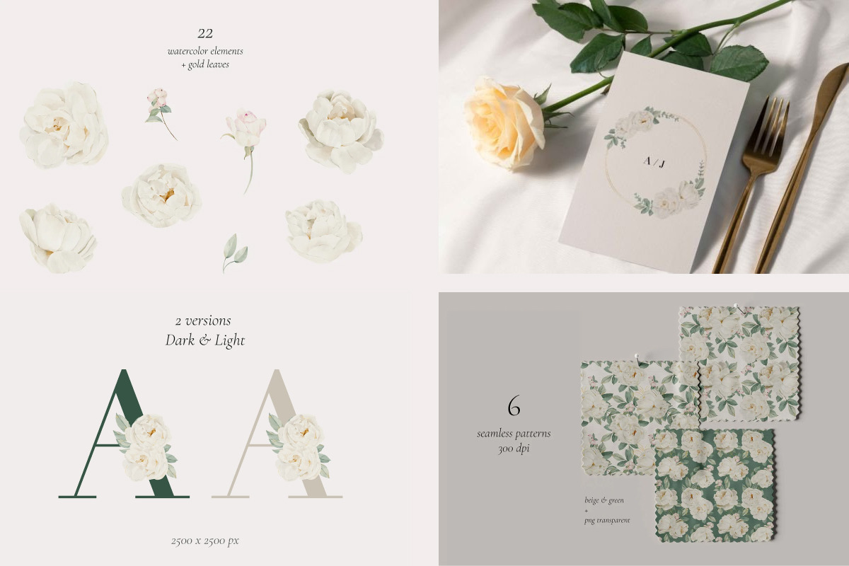 Bundle: 85% OFF Floral Watercolor, an Object Illustration by bloomscape (Photo 6 of 7)