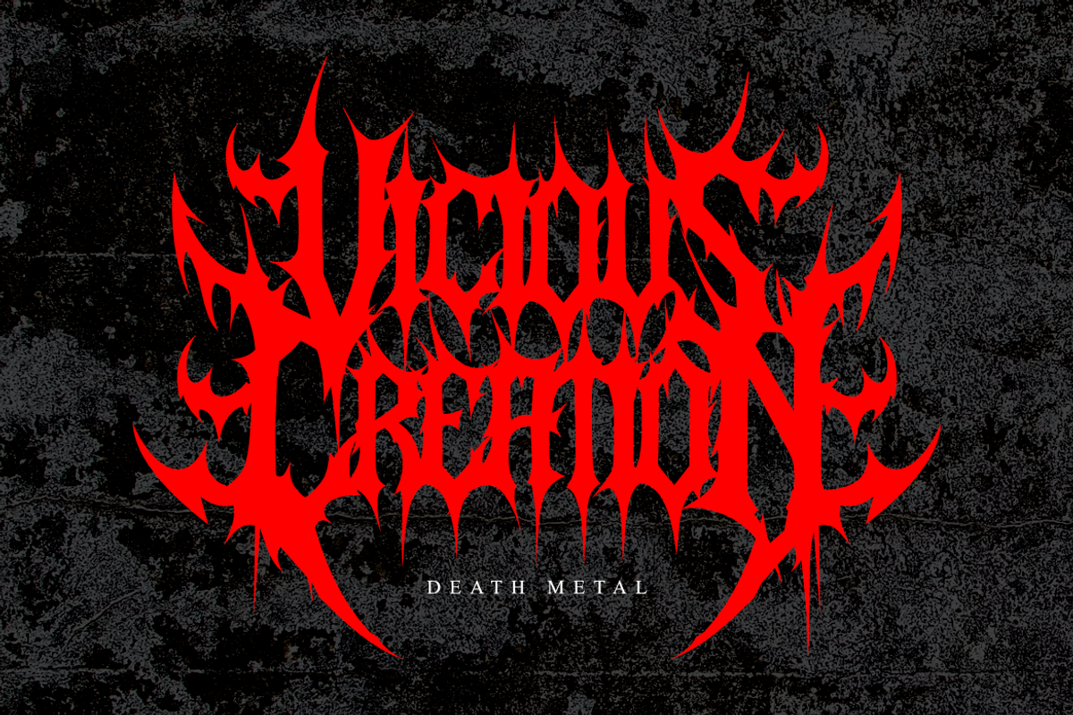 Morveth | Death Metal Font, a Symbol Font by Masyafi Studio (Photo 2 of 9)
