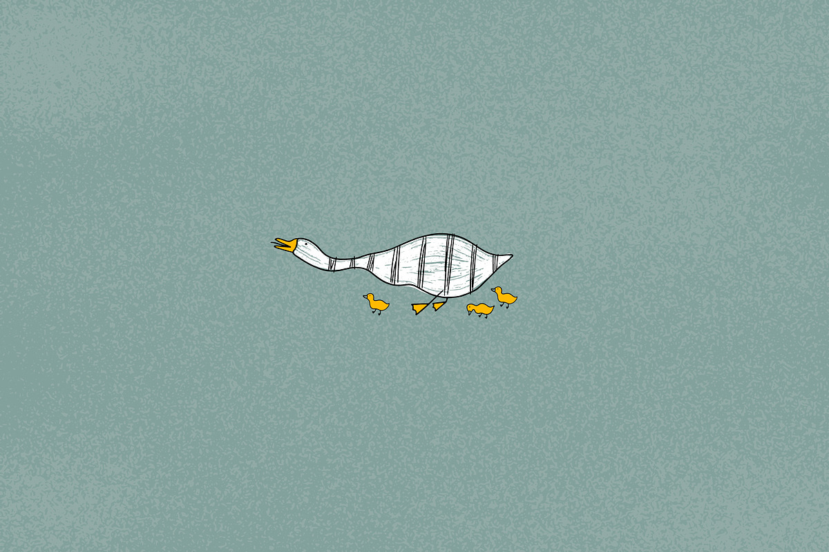 Funny geese, an Object Graphic by Alona Savchuk (Photo 7 of 7)