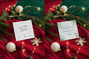 Christmas Square Card Mockup, a Product Mockup by TatiMockup (Thumbnail 3 of 3)