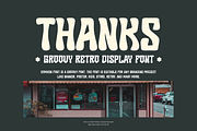 Somhen - Groovy Retro Font, a Sans Serif Font by QR Design Studio (Thumbnail 7 of 7)