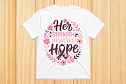 Breast cancer awareness T-shirt, an Object Graphic by hafijul (Thumbnail 1 of 3)