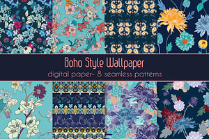 Blue Vector Pattern Pack