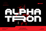 Alphatron - Futuristic Font, a Sans Serif Font by limitype (Thumbnail 1 of 10)
