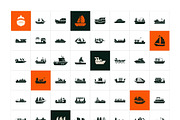 Water Transportation Icons, a Solid Icon by Prosymbols (Thumbnail 6 of 6)