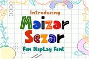 Maizar Sezar, a Handwritten Font by Wildan Type (Thumbnail 1 of 10)