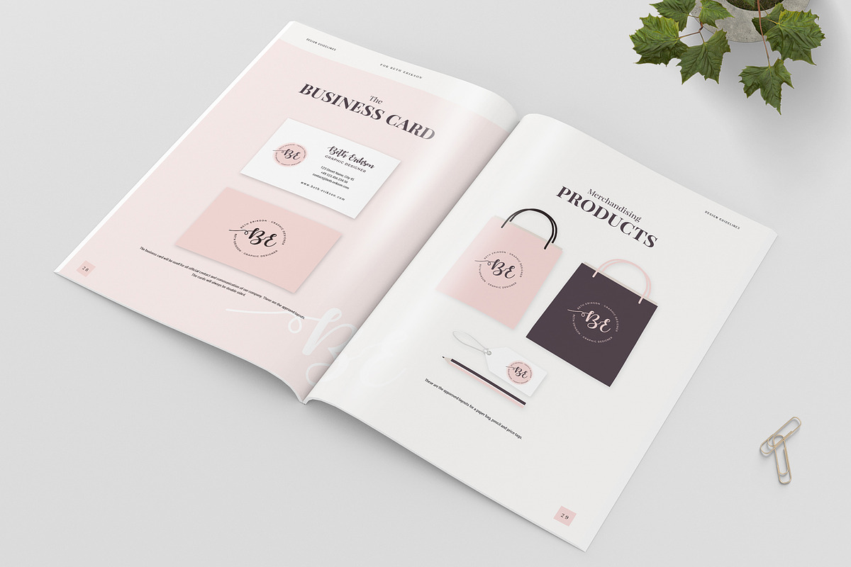 Design & Brand Guidelines, a Brochure Template by Imagination Area (Photo 14 of 21)