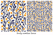 12 Seamless Elegant Leaf Patterns, a Pattern Graphic by DesignRocket (Thumbnail 6 of 13)
