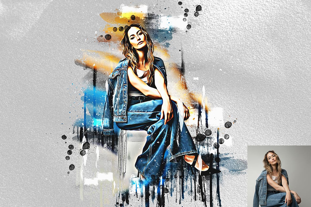 Artify Oil & Acrylic Paint Ps Action, an Action Add-On by Studio Retouch (Photo 13 of 14)