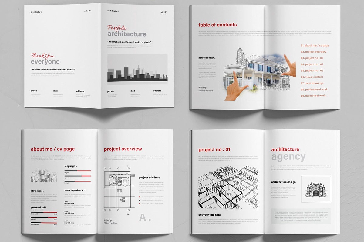 Modern Architecture Portfolio, a Brochure Template by MightyDesign (Photo 2 of 6)
