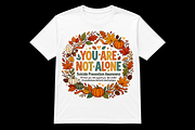 You Are Not Alone Suicide Prevention, an Object Graphic by Artivon (Thumbnail 2 of 3)