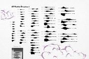 Puddled Brushes for Illustrator, a Brush Add-On by Mazheika Store (Thumbnail 6 of 8)