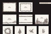 Vintage Christmas Bundle, an Animal Illustration by TheMountBirdStudio (Thumbnail 12 of 23)