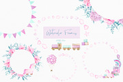 Girls Watercolor Collection, an Illustration by NataliArkushArt (Thumbnail 10 of 15)