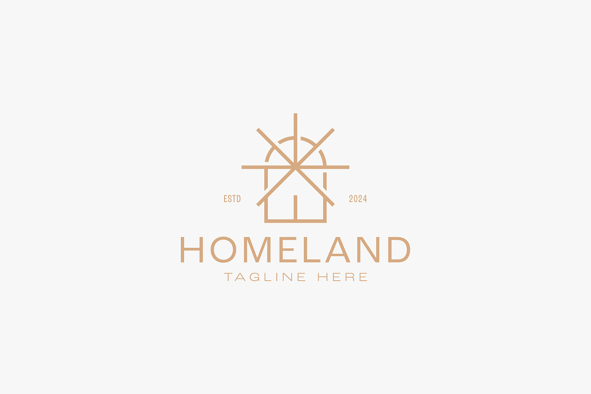 Home Logo Arched Window Sunshine, a Branding & Logo Template by Signatoro (Photo 2 of 2)