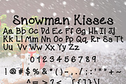 Snowman Kisses, a Serif Font by crystal.baier (Thumbnail 2 of 2)