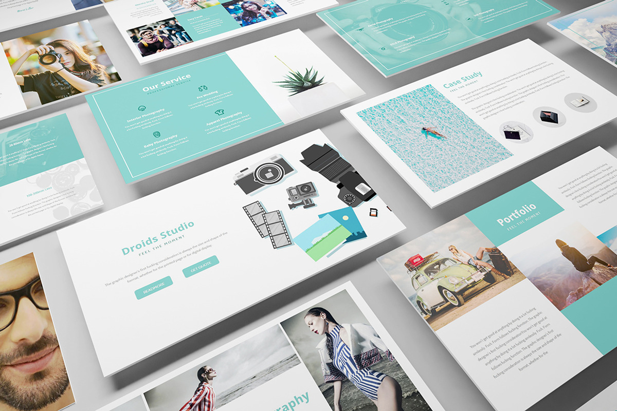 Photography Google Slides Template, a Presentation Template by Incools Stokie (Photo 1 of 10)