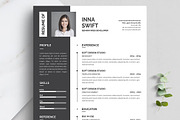 Professional Resume CV Template, a Resume Template by Blackcloud_Creations (Thumbnail 2 of 8)